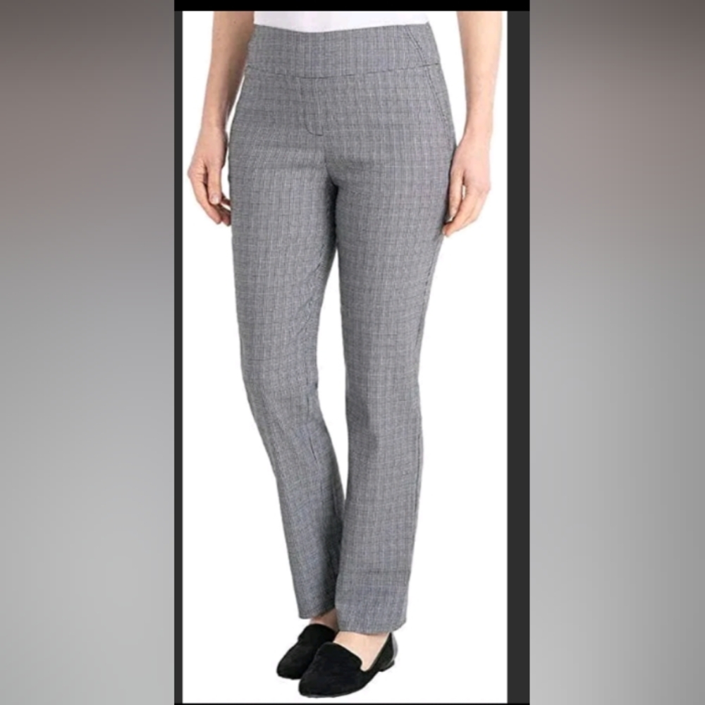 Plaid Pull-On Pants